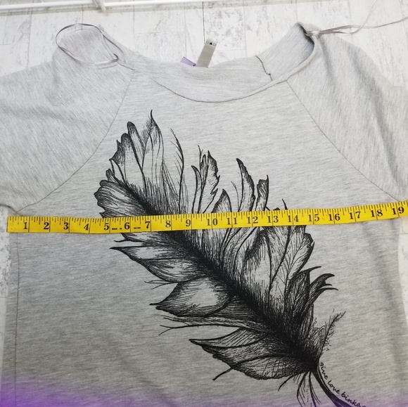 Binka Gray Graphic Print Sweatshirt Size Large - Picture 6 of 6